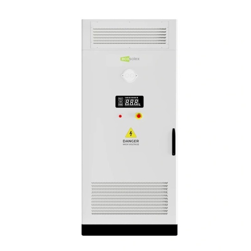 Energijos kaupimo sistema EcoSolex M100G261A (100 kW invertertis; 261 kWh baterija, EMS, skaitiklis)
