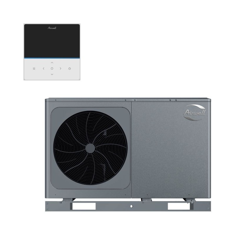 Monoblokinis šilumos siurblys oras-vanduo Airwell WELLEA MONOBLOCK HT (BDHW-040R-04M25) 4,50 kw