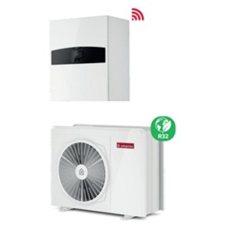 Šilumos siurblys oras-vanduo Ariston Nimbus Flex50 S Net su 190l vandens šildytuvu 7,57 kW