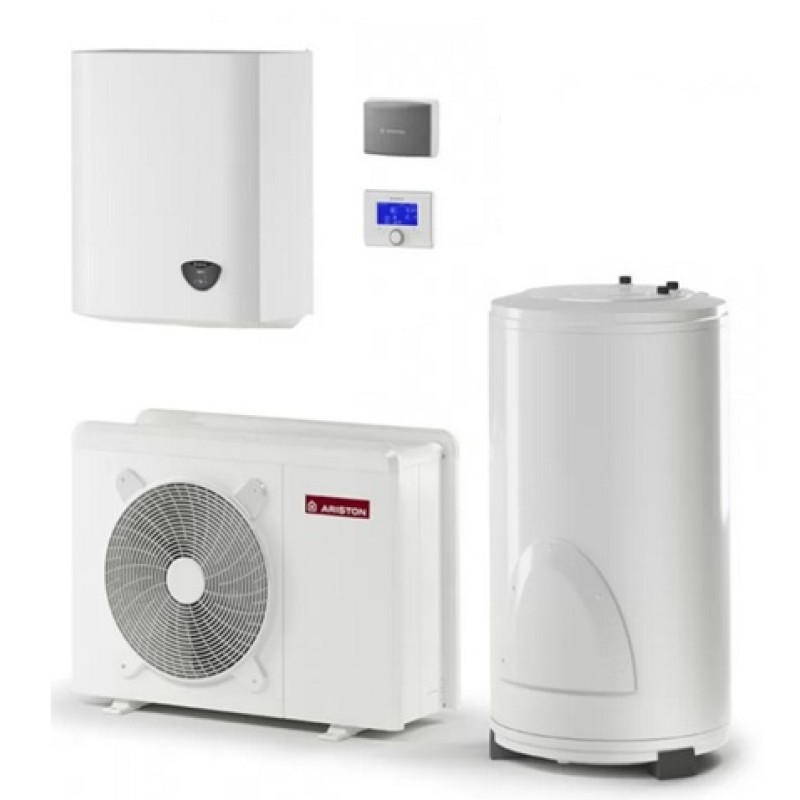 Šilumos siurblys oras-vanduo Ariston Nimbus Flex90 S-3 Net su 180l vandens šildytuvu 14,0 kW