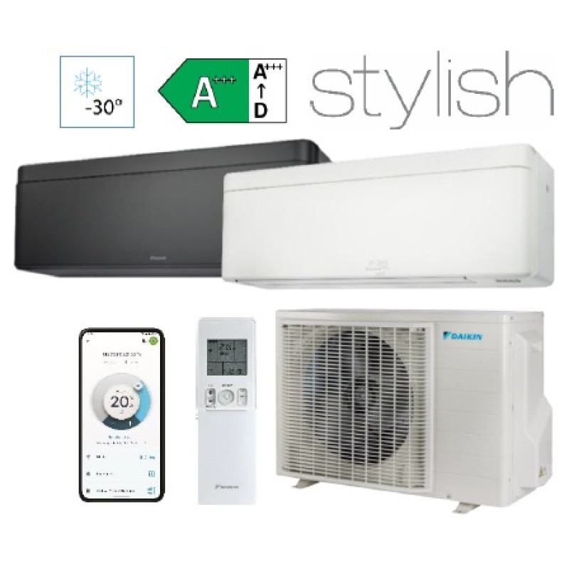 FTXTA30CB / RXTA30C Sieninis šilumos siurblys Daikin Stylish 3,0kW / 3,2kW