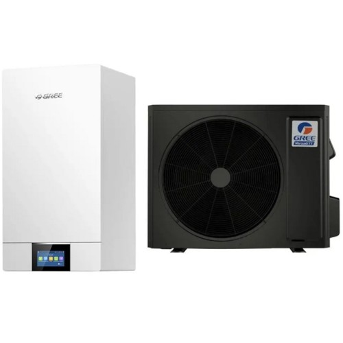 GREE oras-vanduo šilumos siurblys VERSATI IV (GRS-CQ10Pd/Nh H3-E-I / GRS-CQ10Pd/Nh H3-E-O) 10,2 kW