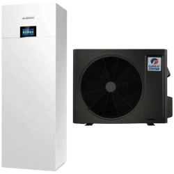 GREE oras-vanduo šilumos siurblys VERSATI IV DUO su integruotu 185l talpos boileriu (GRS-CQ14.0PDG/NhH3-M1I / GRS-CQ14.0PD/NhH3-M1-O) 14,6kW