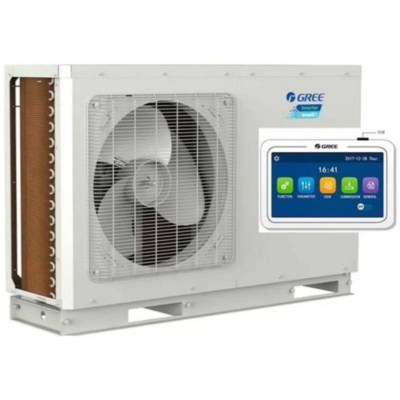 GREE oras-vanduo šilumos siurblys VERSATI IV monoblokas (GRS-CQ12.0Pd/Nh G3-M) 12,0kW