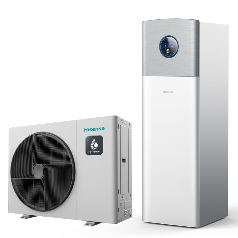 Šilumos siurblys oras-vanduo Hisense Hi-Therma Integra Combi (AHW-120HEDS1 / AHS-120HEDSAA-23) 12,0 kW
