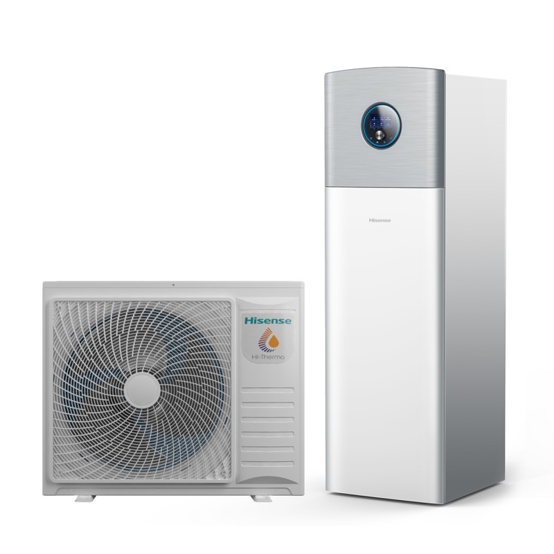 Šilumos siurblys oras-vanduo Hisense Hi-Therma Integra Combi (AHW-044HCDS1 / AHS-044HCDSAA-23) 4,4 kW
