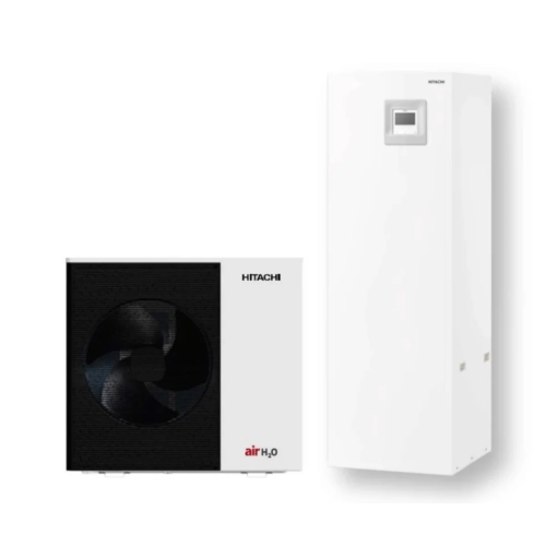 Šilumos siurblys oras-vanduo Hitachi airH2O 600 S Combi (HIT-RWD-3.5RW3E-220S / HIT-RAS-3.5WHRP2E) 8,5kW