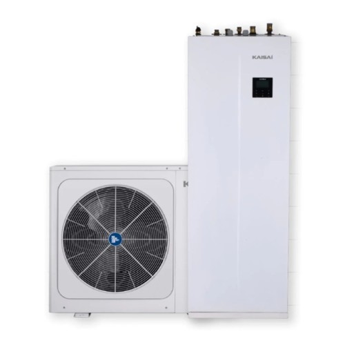 Šilumos siurblys oras-vanduo KAISAI su integruotu boileriu (KMK-190L-100RY1 / KHA-10RY1-B) 10,0 kW