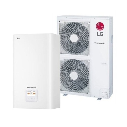 Šilumos siurblys oras - vanduo LG Hydro Split su 200l talpa (HU123MRB /HN1600MC) 12,0/10,4 kW