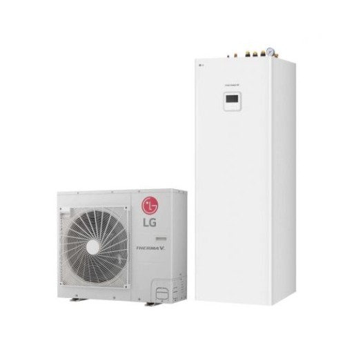 Šilumos siurblys oras - vanduo LG Therma Split su 200l talpa (HU051MR / HN0913T) 5,5 kW