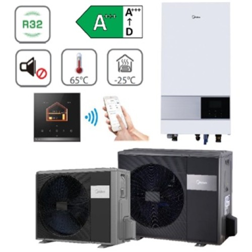 HB-A100/CDS90GN8-B2 / MHA-V10W/D2N8-B2 Midea šilumos siurblys oras-vanduoM-THERMAL ARCTIC