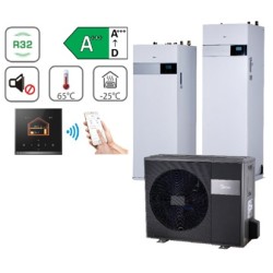 HBT-A160/240CDS90GN8-B2 / MHA-V12W/D2N8-B2 Midea šilumos siurblys oras-vanduo su talpa M-THERMAL ARCTIC HBT-A160/240CDS90GN8-B2 / MHA-V12W/D2N8-B2 Midea šilumos siurblys oras-vanduo su talpa M-THERMAL ARCTIC