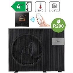 MHC-V12WD2RN7-B Midea monoblokinis šilumos siurblys oras-vanduo NATURE MHC-V12WD2RN7-B Midea monoblokinis šilumos siurblys oras-vanduo NATURE