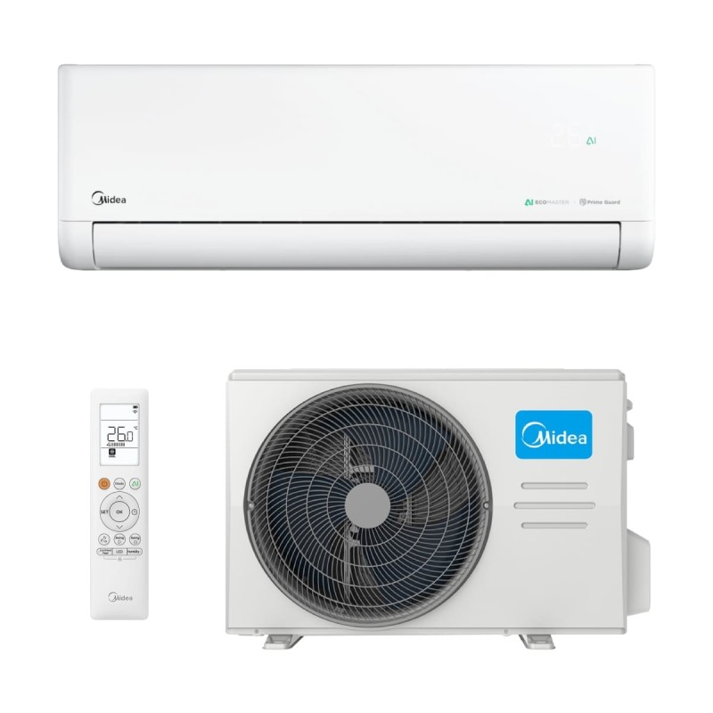Sieninis šilumos siurblys Midea SOLUNAR (EF-09RD1H/MX1H-09RD1H) 2,6/2,9 kW