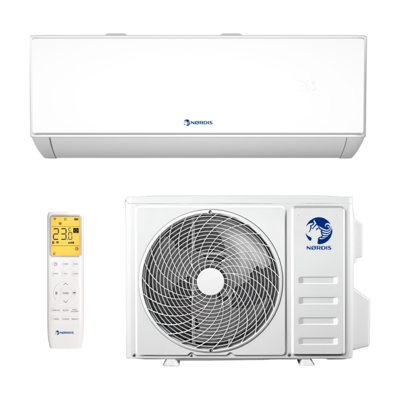 Sieninis šilumos siurblys Nordis NOVA (NDI-NOV09TC1 / NDO-NOV09TC1) 2,61/3,00 kW