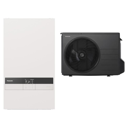 Šilumos siurblys oras - vanduo Panasonic be talpos (WH-SDC0309K3E5 / WH-UDZ03KE5) 3 kW