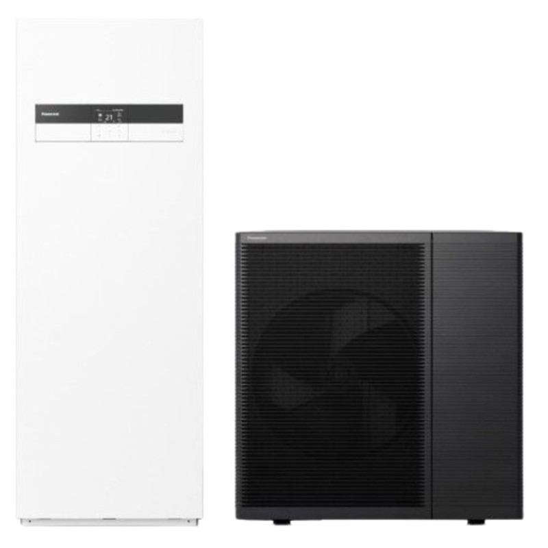 Šilumos siurblys oras - vanduo Panasonic su 185l talpa (WH-ADC0509L3E5 / WH-WDG09LE5) 9 kW