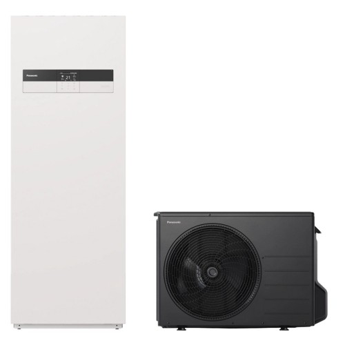 Šilumos siurblys oras - vanduo Panasonic su 185l talpa (WH-ADC0309K3E5AN / WH-UDZ03KE5) 3 kW