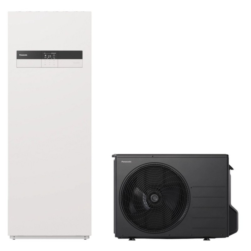 Šilumos siurblys oras - vanduo Panasonic su 185l talpa (WH-ADC0309K3E5AN / WH-UDZ03KE5) 3 kW