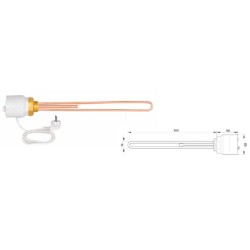 Elektrinis kaitinimo elementas GWARANT (B9ELM-MW150M) Elektrinis kaitinimo elementas GWARANT (B9ELM-MW150M)
