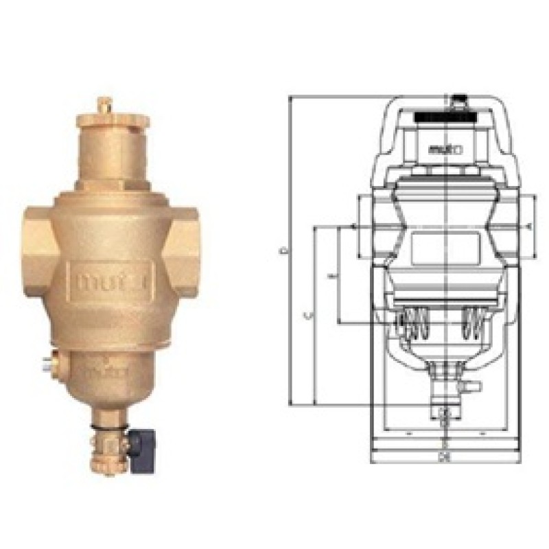 Oro atskirtuvas / Purvo separatorius su magnetu (T2MUT-7.030.01996)