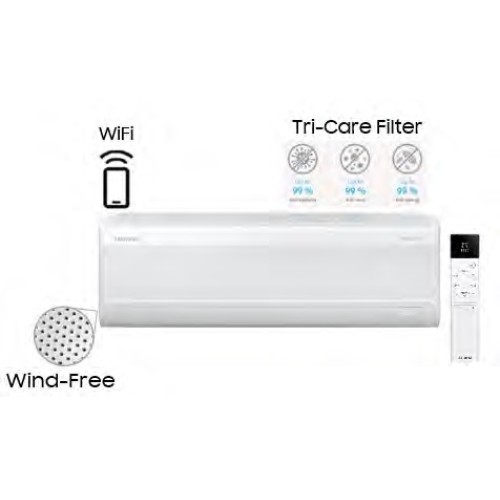 Samsung bevėjė “Multi-Split“ tipo sistemos vidinė sieninė dalis Wind Free Avant S2 AR70F07C1AWNEU 2,0/2,2 kW