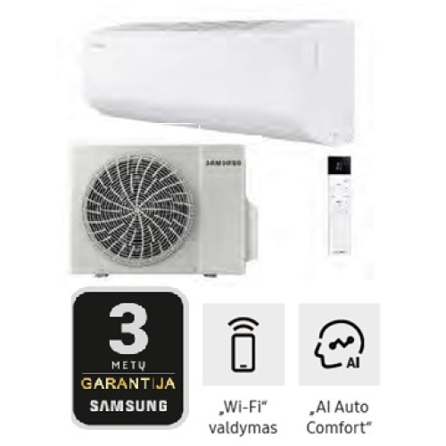 Bevėjis šilumos siurblys Samsung Wind Free Cebu S2 (AR50F07C1AHNEU / AR50F07C1AHXEU) 2,0/2,2 kW