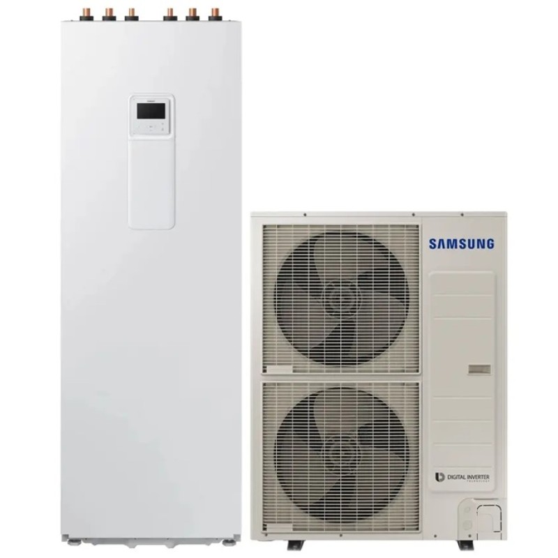 Samsung oras-vanduo šilumos siurblys su talpa (AE260CNWMGG/EU-AE120RXYDGG/EU-MWR-WW10KN) 12,0 kW