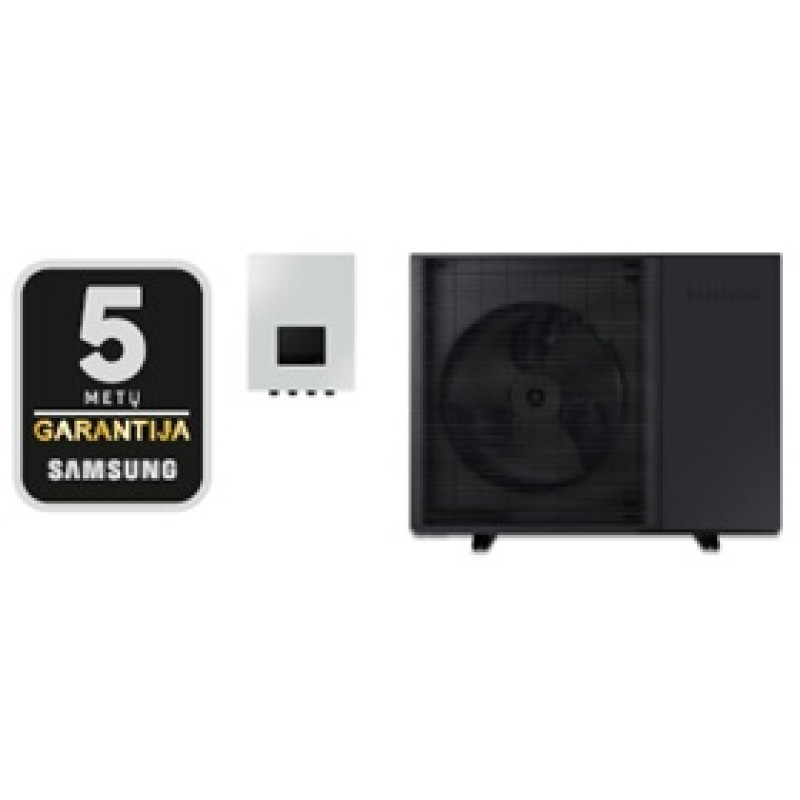 Samsung oras-vanduo šilumos siurblys (AE080BXYDGG/EU-MIM-E03FN) 8,0 kW