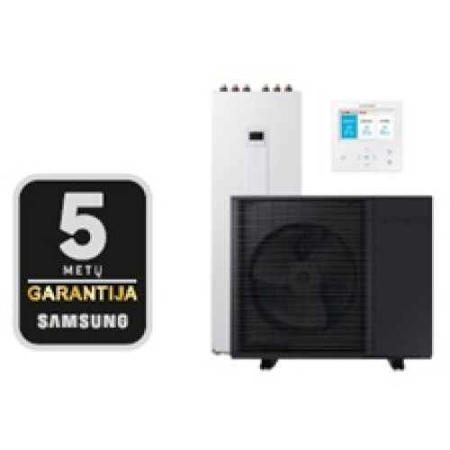 Samsung oras-vanduo šilumos siurblys su talpa (AE200CNWMEG/EU-AE050CXYDEK/EU-MWR-WW10KN) 5,0 kW