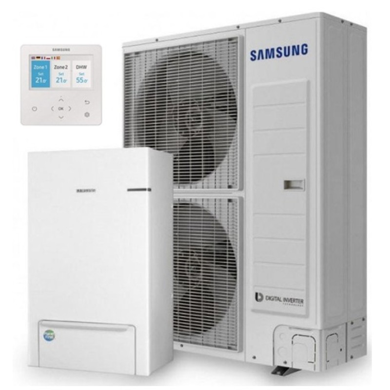 Samsung oras-vanduo šilumos siurblys (AE160ANYDGH/EU / AE160AXEDGH/EU) 16,0 kW