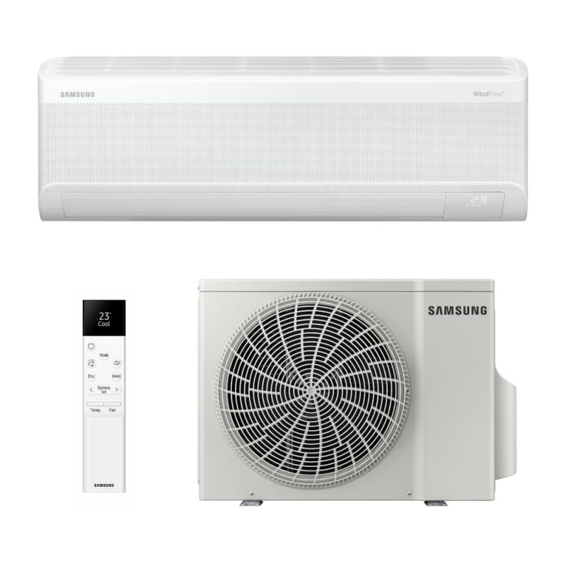 Bevėjis šilumos siurblys Samsung Wind Free Comfort S2 (AR60F12C1AWNEU / AR60F12C1AWXEU) 3,5/4,0 kW