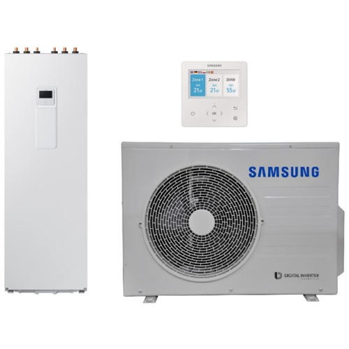 Samsung oras-vanduo šilumos siurblys su talpa (AE260RNWSEG/EU-AE040RXEDEG/EU-MWR-WW10KN) 4,4 kW