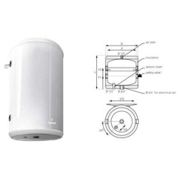 Akumuliacinė talpa Galmet SG(B) tipo (B5GLM-70- 047000) Akumuliacinė talpa Galmet SG(B) tipo (B5GLM-70- 047000)