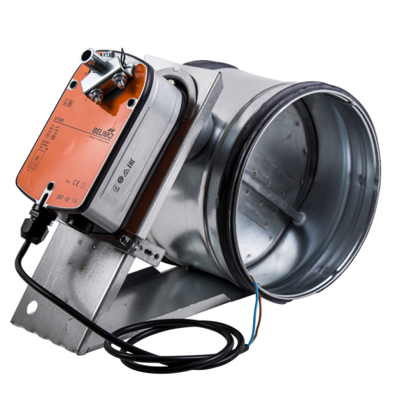 Oro uždarymo sklendė su spyruokle Ø200