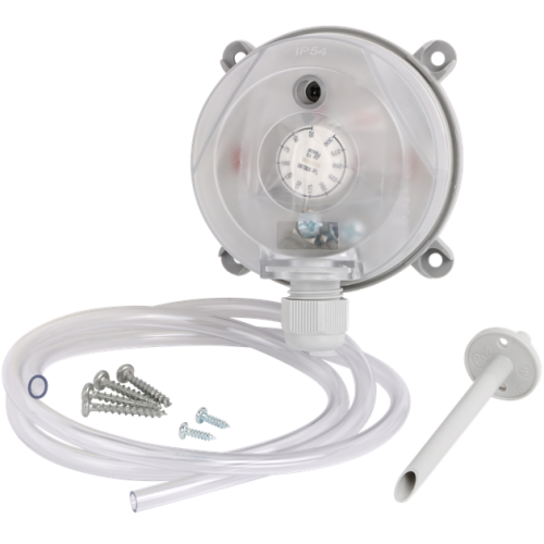 Slėgio apsauga virtuviniam gaubtui su laidu