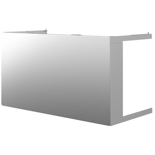 Ortakių uždengimas KS3 atvirais šonais, nerūdijančio plieno