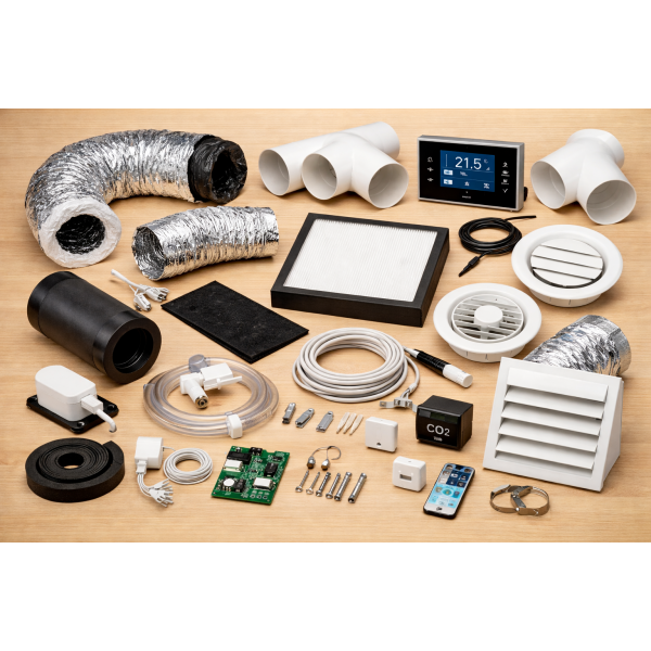 Rekuperatorių priedai