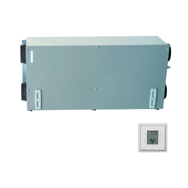 Horizontalus ENTALPINIS Zehnder ComfoAir 200 V rekuperatorius su integruotu šildymo tenu. (471222475-D)