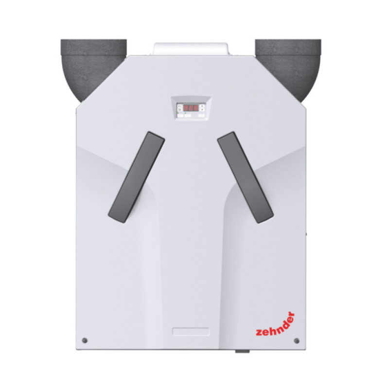 Vertikalus ENTALPINIS Zehnder ComfoAir 375 ERV rekuperatorius su integruotu šildymo tenu. (471239618-K)
