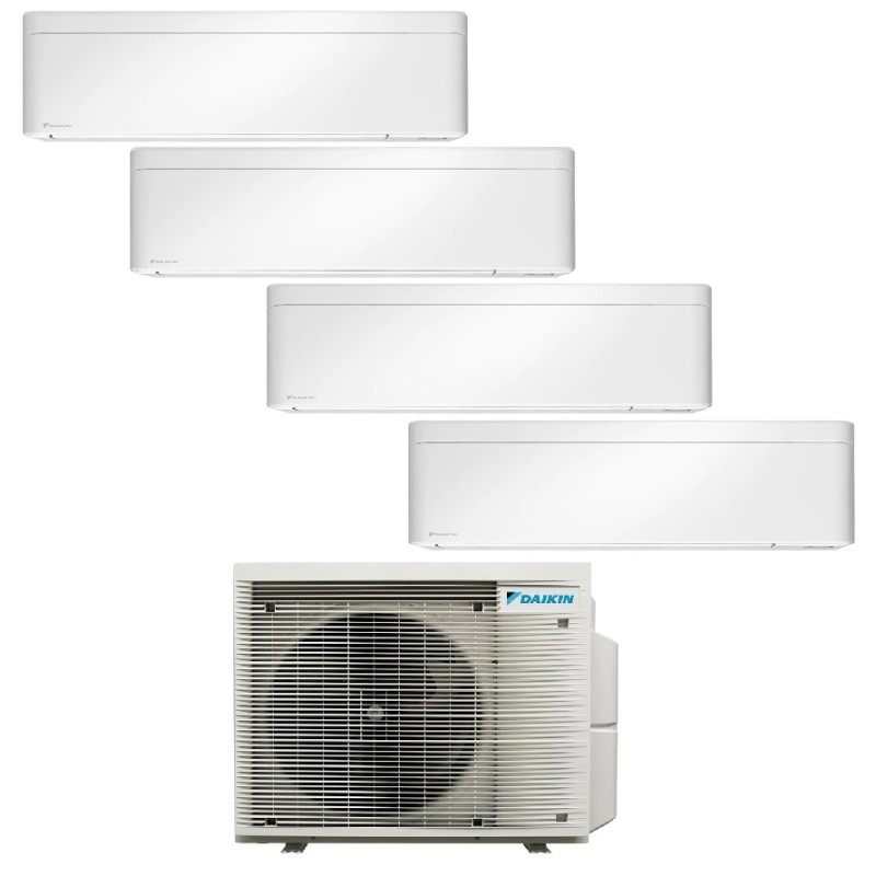 Multi split komplektas 4 kambariams Daikin Stylish (4MXM80A9 + 2xFTXA25CW + 2xFTXA35CW)