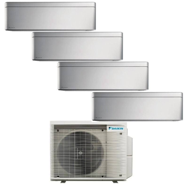 Multi split komplektas 4 kambariams Daikin Stylish (4MXM80A9 + 2xFTXA25CS + 2xFTXA35CS)