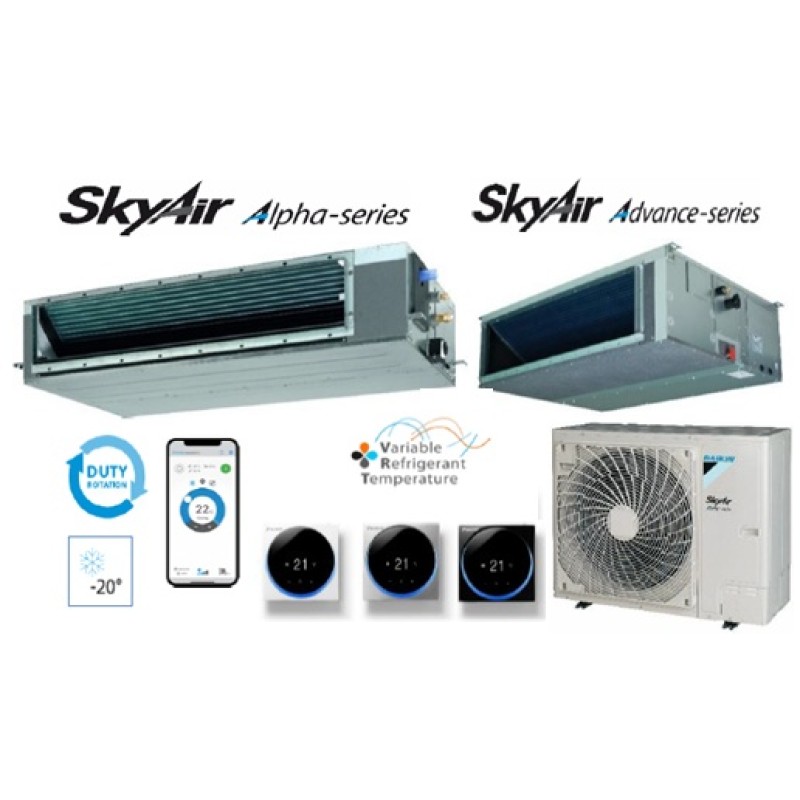 FDA125A / RZAG125NY1 Ortakinis oro kondicionierius Daikin 12,1kW / 13,5kW