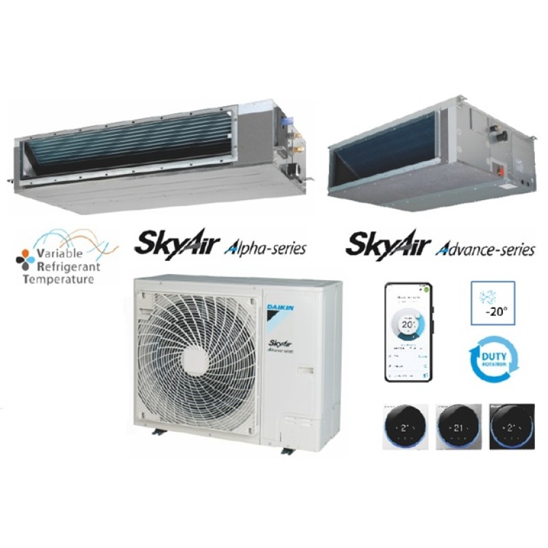 FDA200A / RZA200D Ortakinis oro kondicionierius Daikin 19,0kW / 22,4kW
