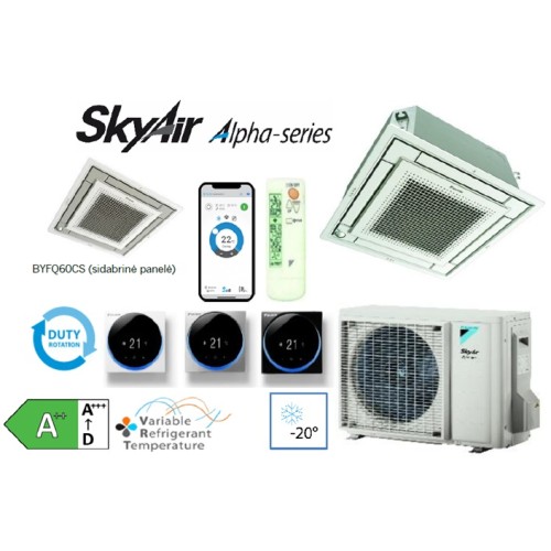 FFA35A9 / RZAG35B Kasetinis oro kondicionierius Daikin (Fully Flat) 3,4kW / 4,2kW