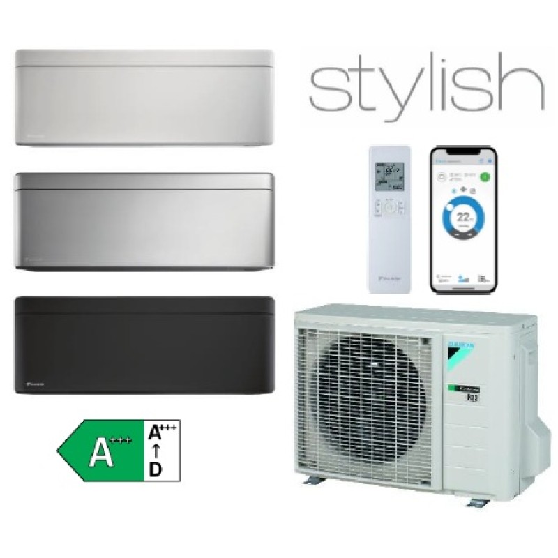 FTXA20CW / RXA20A8 Sieninis oro kondicionierius Daikin Stylish 2,0kW / 2,5kW