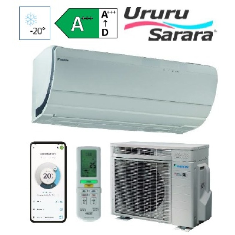 FTXZ25N / RXZ25N Sieninis oro kondicionierius Daikin Ururu Sarara 2,5kW / 3,6kW