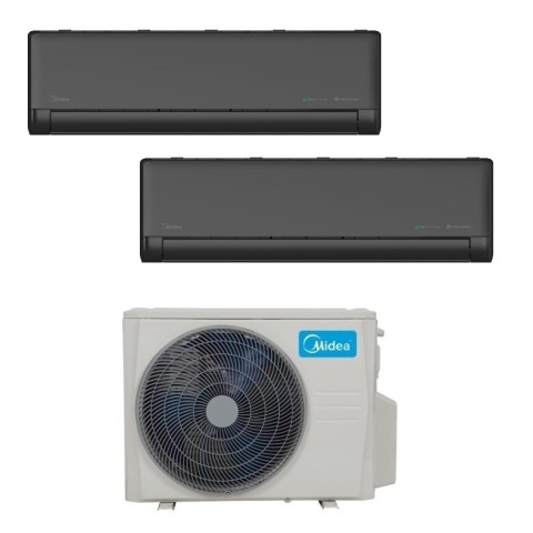 Multi split komplektas 2 kambariams Midea Solstice EZ (M2OE-18HFN8-Q + 2xEZB-12RD6-I)