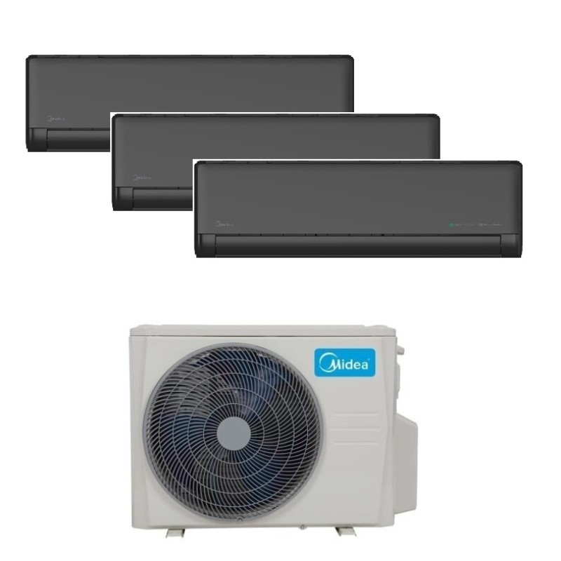 Multi split komplektas 3 kambariams Midea Solstice EZ (M3OA-27HFN8-Q + EZB-09RD6-I + 2xEZB-12RD6-I)