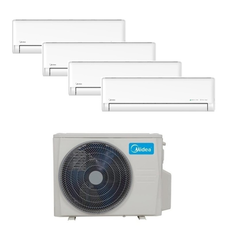 Multi split komplektas 4 kambariams Midea Solstice EZ (M4OB-36HFN8-Q + 3xEZ-09RD6-I + EZ-12RD6-I)